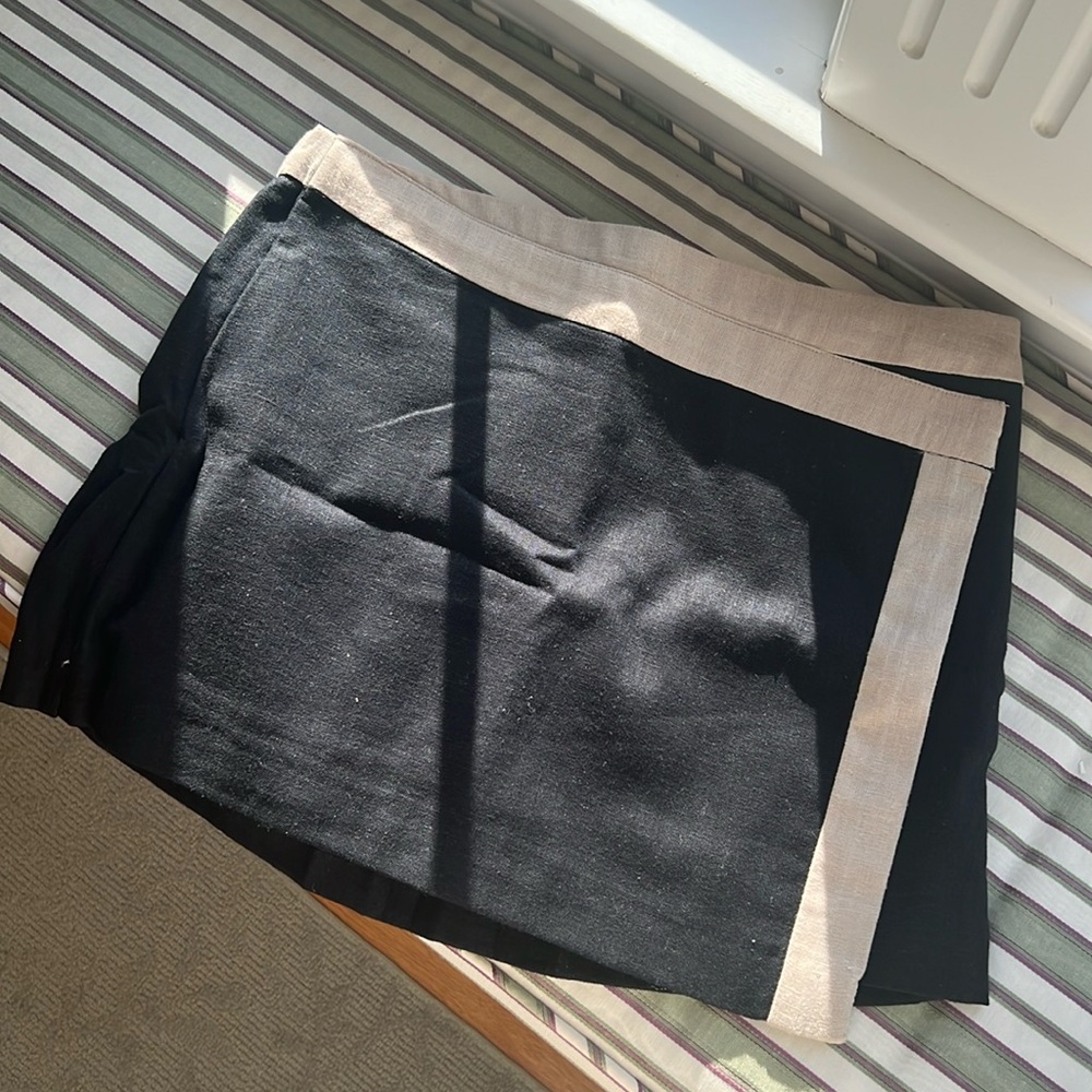 Abercrombie linen skort xs